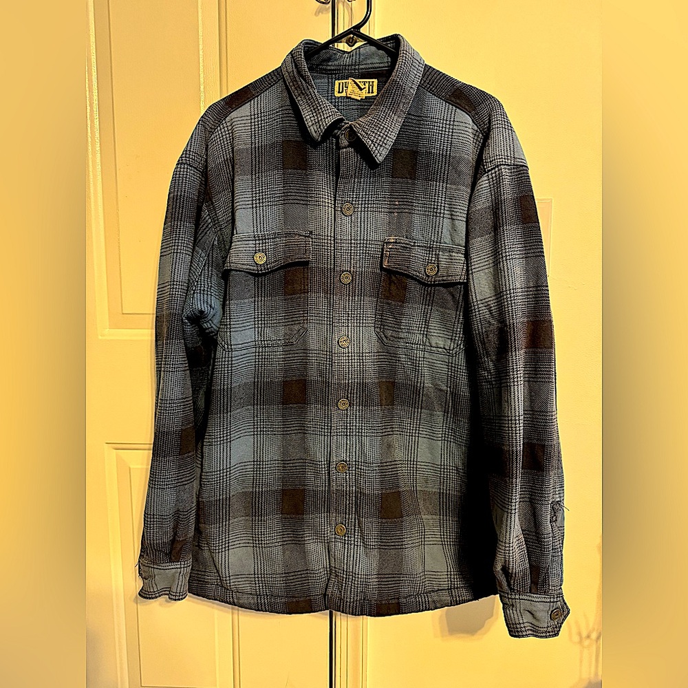 Duluth Trading Flannel Snap Up Jacket
